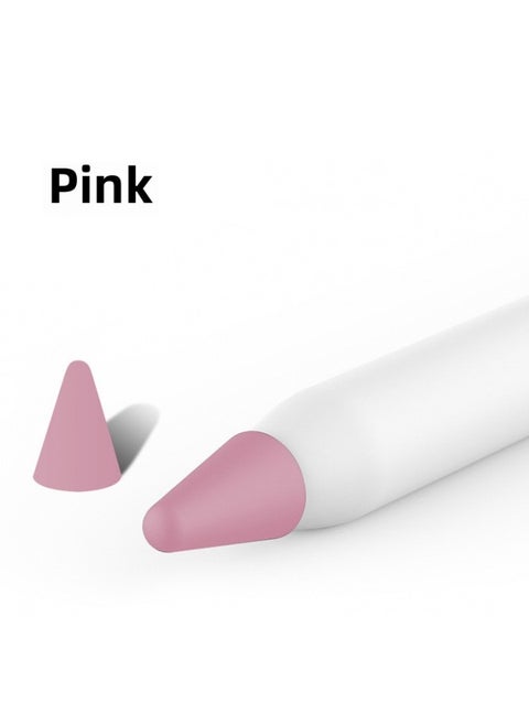 Tablet Stylus Silicone Nib Case For Apple Pencil Nib Cap Stylus Nib Protective Case-Color:Pink-Applicable Model:Color Box Packaging Ten Pack