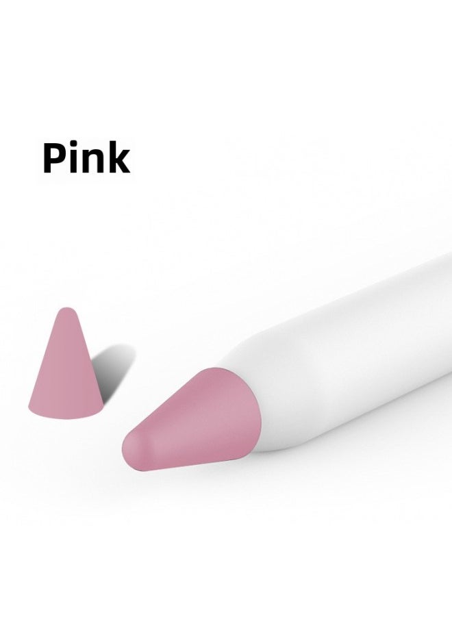 Generic - Tablet Stylus Silicone Nib Case For Apple Pencil Nib Cap Stylus Nib Protective Case-Color:Pink-Applicable Model:Color Box Packaging Ten Pack - Image 1