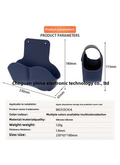 Generic Applicable To Apple AirPods Max Headset Protective Cover Silicone Storage Bag Drop-resistant Dustproof Sleep Headset-Color:Gray-Model:Silicone Storage Bag  - Image 5