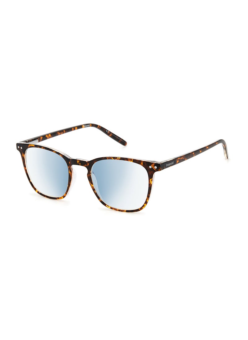 Polaroid Unisex Reading Glasses - Pld 0029/R/Bb Havana Crystal 50 - Lens Size: 50 Mm  - Image 1