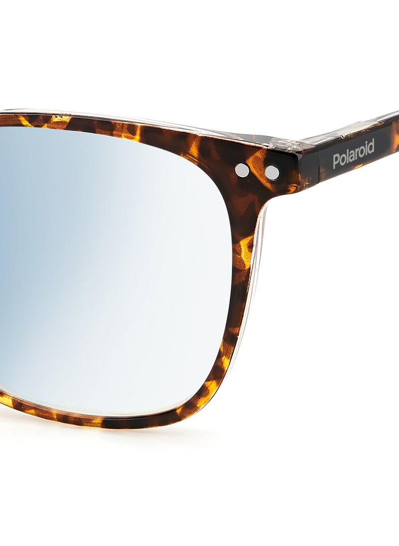 Polaroid Unisex Reading Glasses - Pld 0029/R/Bb Havana Crystal 50 - Lens Size: 50 Mm  - Image 5