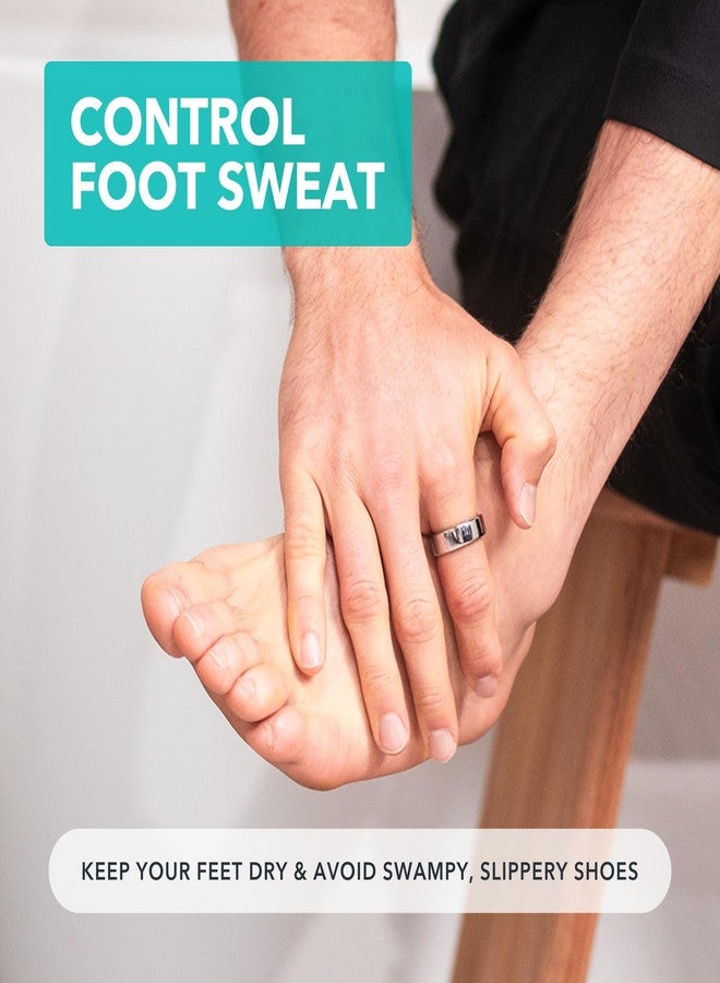 SweatBlock Foot Antiperspirant Lotion 1.69 fl oz for Excessive Sweating and Foot Odor Quick-Dry Hyperhidrosis Aid Eliminates Stinky Feet Non-Irritating Dermatologist Tested Formula for Men and Women - Image 4