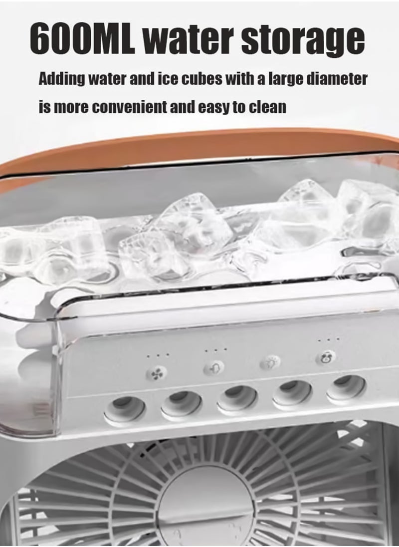 Toshonics - Portable 5-in-1 Air Cooler Fan: Fast Cooling, Humidifier, Timer, USB Powered - Ideal for Home, Office, and Travel - Image 1