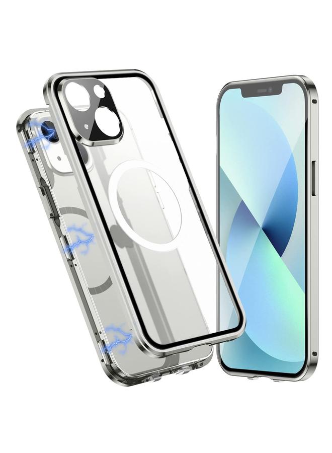 زبون جراب لهاتف iPhone 13 360 كامل الجسم مغناطيسي غير لامع ماج سيف - Image 1