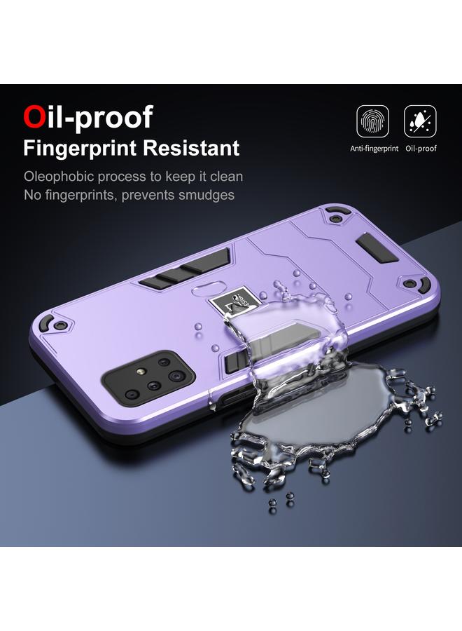 S-TOP Case For Samsung Galaxy A51 4G 2 in 1 Shockproof Phone Case - Image 4