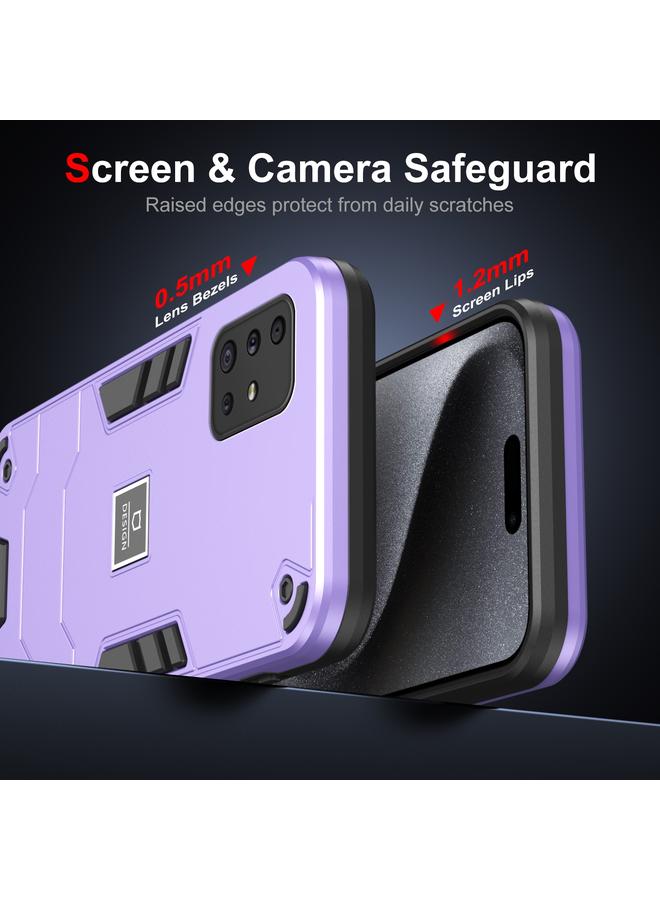 S-TOP Case For Samsung Galaxy A51 4G 2 in 1 Shockproof Phone Case - Image 2
