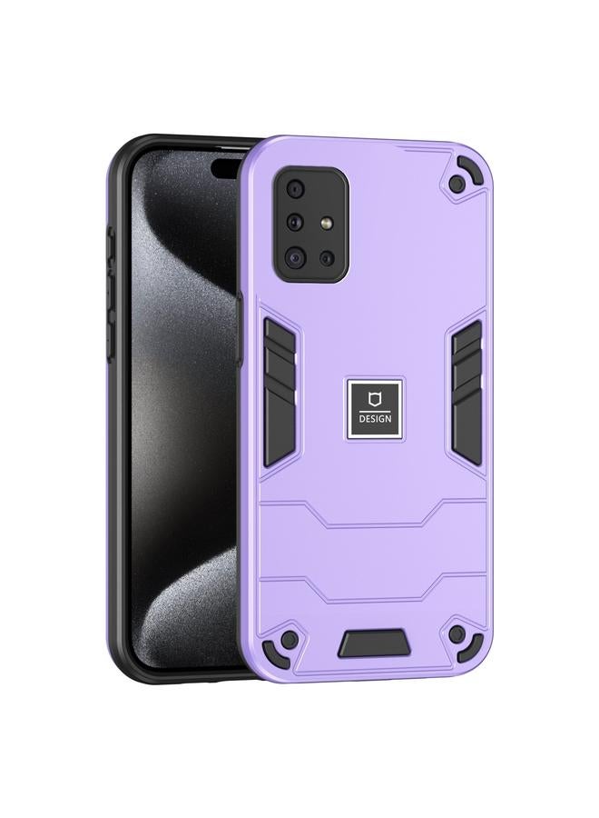 S-TOP Case For Samsung Galaxy A51 4G 2 in 1 Shockproof Phone Case - Image 1