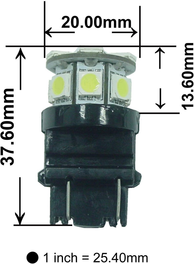 PA 2x 13SMD LED 3157 Auto Light Bulbs - Image 2