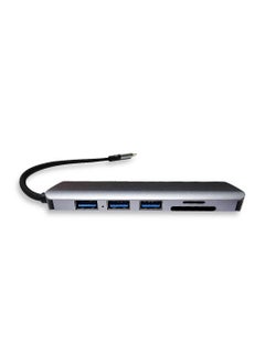 Generic 7 In 1 Usb C Hup High Speed Supports 4K 30Hz video output  - Image 1