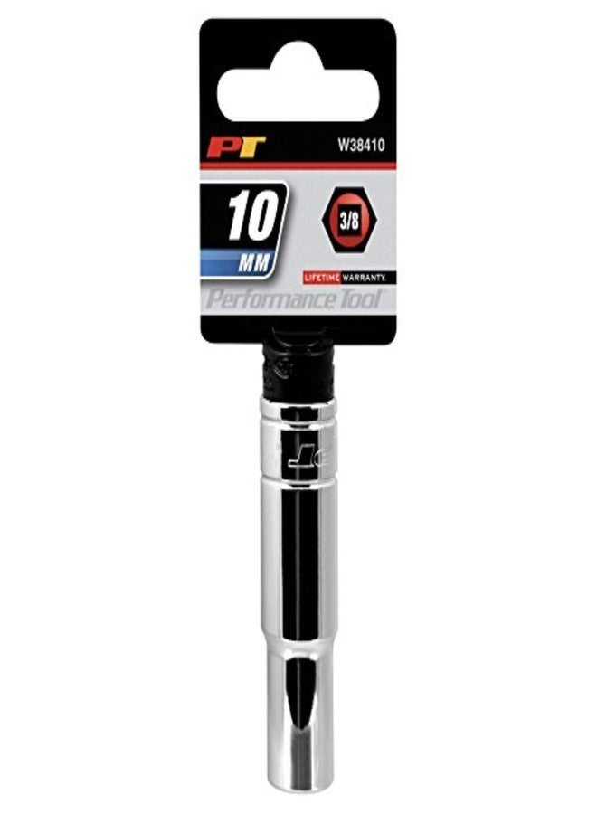 Performance Tool W38410 3/8-Inch Drive 6-Point Socket, 10mm - Image 1