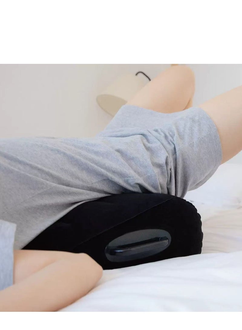 Inflatable Pillows, Leg Positioner Pillow, Portable Inflatable Pillow For Travel Camping Sleeping Foot Pillow Elevation Leg Pillows PVC Wedge Pillow Knee Cushion - Image 4