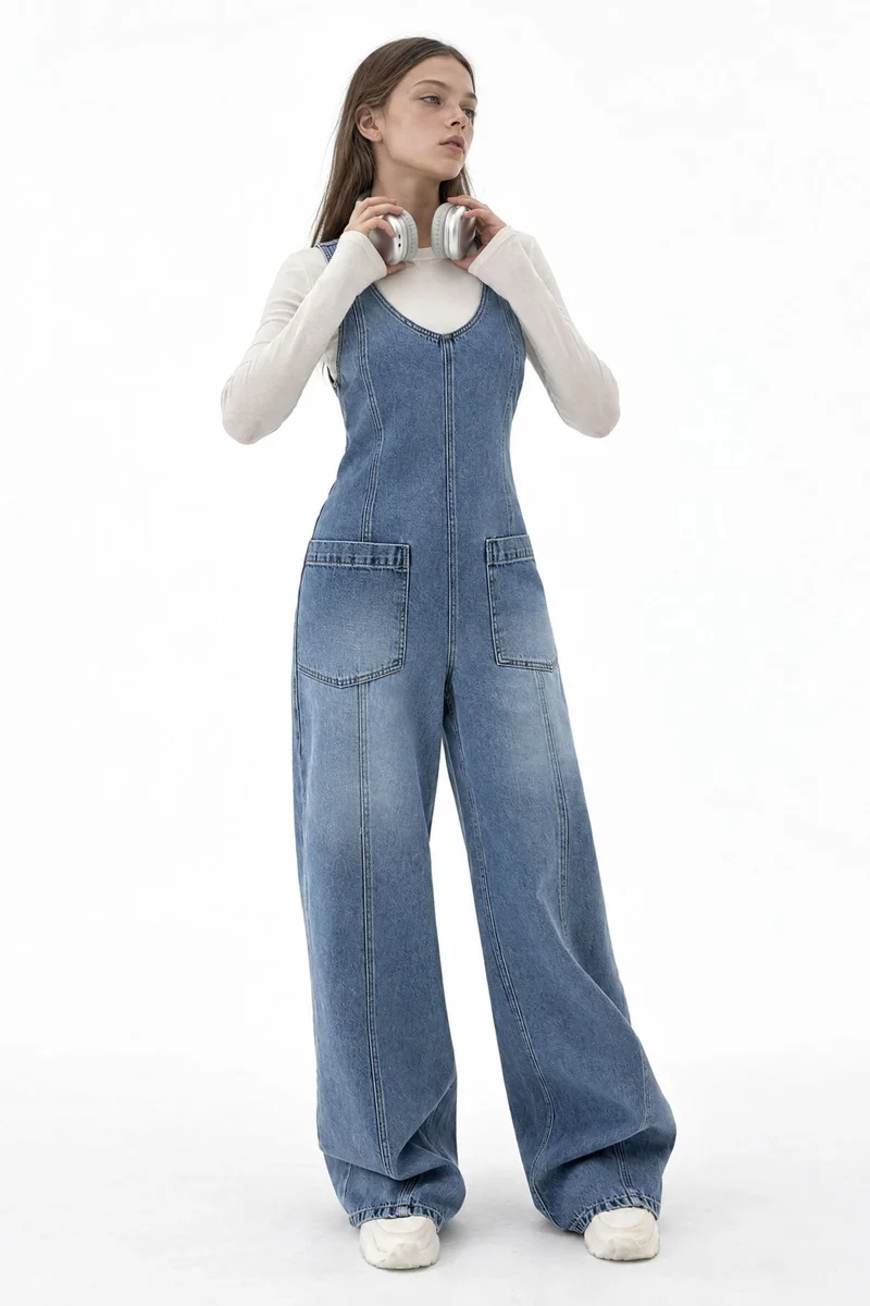 Squalo SQUALO Women's Cotton Jumpsuit