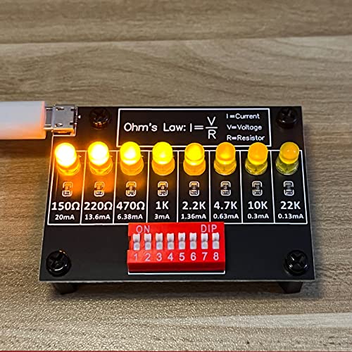 tingbowie Soldering Practice Kit DIY Practical Electronic Circuit Project Resistor Training Board for Beginners - Image 1