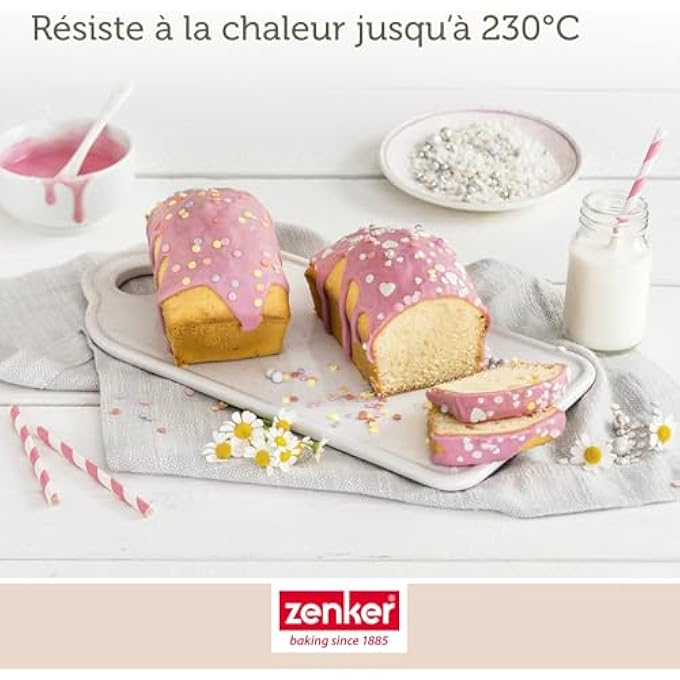 Zenker 9916250 Set of 4 Cake Tins 16 cm Cake Mould Cake Tin Brioche Mould Rectangular Baking Tin Steel 16 x 85 x 55 cm - Image 5