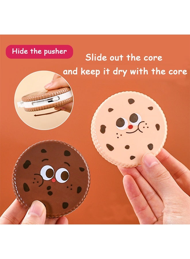 كوانتوم 3 قطع من شريط تصحيح شكل الكعك، شريط سهل السحب لتصحيحات فورية، أداة تطبيق للوازم المكتبية والمدرسية - Image 2