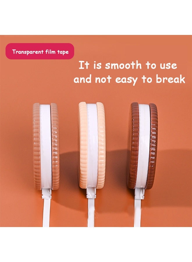 كوانتوم 3 قطع من شريط تصحيح شكل الكعك، شريط سهل السحب لتصحيحات فورية، أداة تطبيق للوازم المكتبية والمدرسية - Image 3