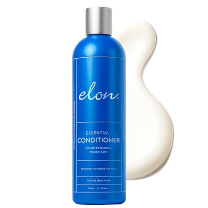 Elon Essential Conditioner for Women - Moisturizing Conditioner for Dry Hair, Nourish Damaged Hair, Protects Against UV Color Extending Moisture - Sulfate Free & Paraben Free (12 oz) - Image 1