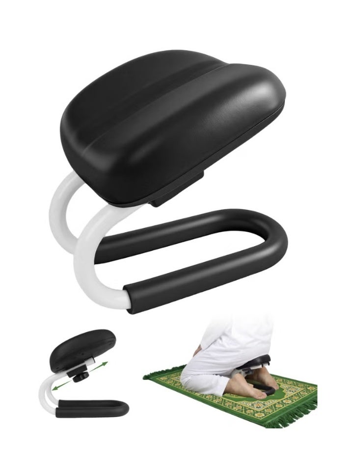 Rawda Prostration Chair Prayer, Adjustable Height Sajjadah Chair with Anti-slip Cover, Meditation Stool, Ergonomic Design for Comfortable Prayer Position, Meditation Stool Mindfulness Prayer Kneeling Stool Sujoud Chair - Image 1