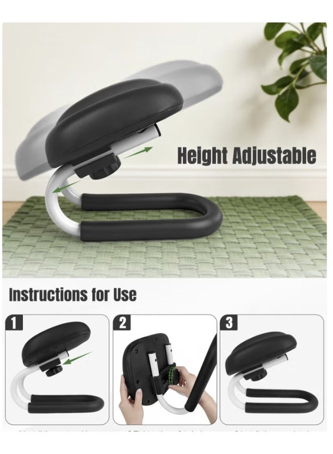 Rawda Prostration Chair Prayer, Adjustable Height Sajjadah Chair with Anti-slip Cover, Meditation Stool, Ergonomic Design for Comfortable Prayer Position, Meditation Stool Mindfulness Prayer Kneeling Stool Sujoud Chair - Image 4