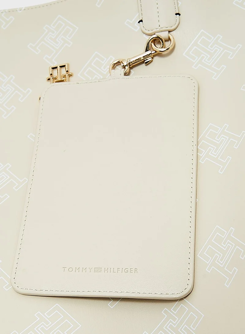 تومي هيلفيغر Iconic Logo Tote Bag
