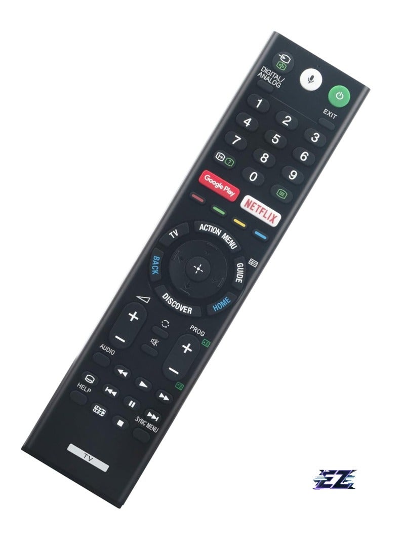 ELTRAZONE RMF-TX200P Replacement Voice Remote for Sony TV – Compatible with KD-75X9400E, KD-55X9300E, KD-65X9300E, KD-55X8500D, KD-65X9300D, KD-49X7000D, KD-75X9400D, KD-65X8500D – Includes Battery - Image 2