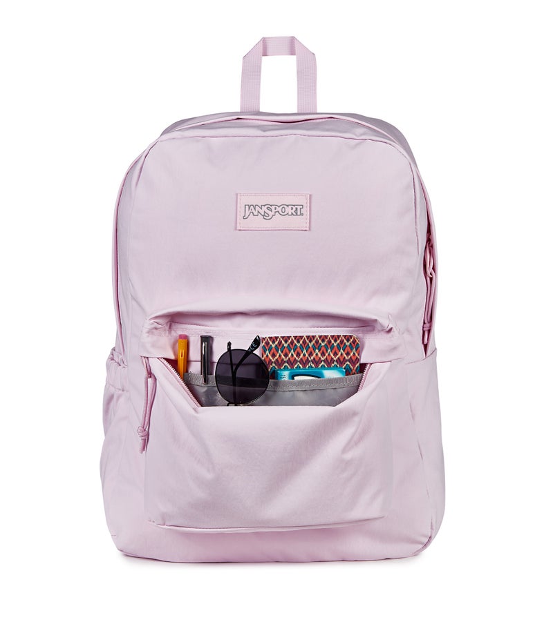 JanSport Superbreak Plus Fx Soft Nylon - Pink Ice Backpack - Image 3