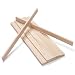 Coowayze Wood Strips Trim Slats for Crafts Square Wooden Dowels Wooden Sticks for Crafts 14 1 15 15 PCS Wood Dowel Rods Unfinished Hardwood Sticks Flat Lumber Boards for Woodworking - Image 2
