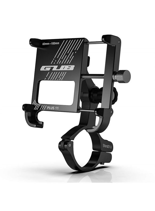 GUB PLUS11 Bicycle & Motorcycle Phone Mount, Aluminum Alloy Bike Phone Holder with 360° Rotation Adjustable for iPhone X XR Xs 7s 8 Plus, for Samsung S7/S6/Note5/4 GPS Mount 4 to 6.8 Inch