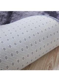 Bluejw 1-Piece Bedroom Carpet Oval Dark Grey 160 CM  - Image 4