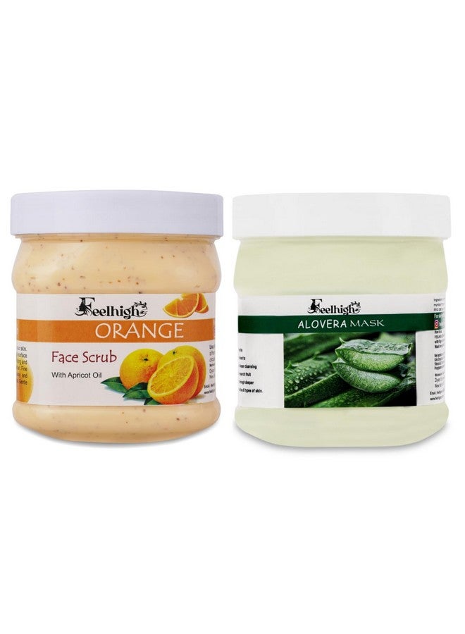 Feelhigh Face and Body Orange Scrub500ml and Face MAsk500ml - Skin care products (OrngescrbAndAloveramask) - Image 1