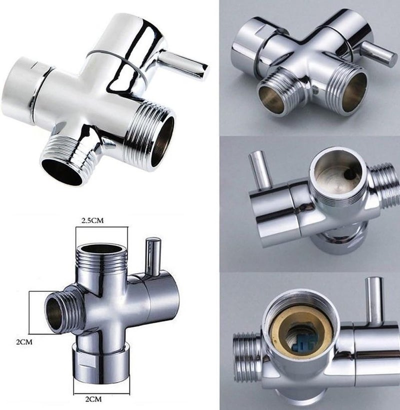 klarako 2.5cm 2cm Outlets TklarakoAdapter Valve 3 Ways Splitter for Diverter Bath Toilet Bidet Sprayer Shower Head - Image 5