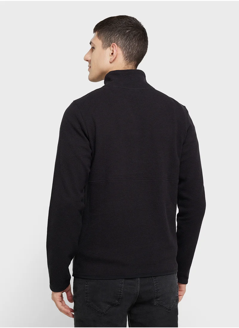JACK & JONES Half Zip Knitted Sweater