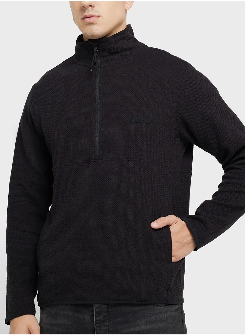 JACK & JONES Half Zip Knitted Sweater