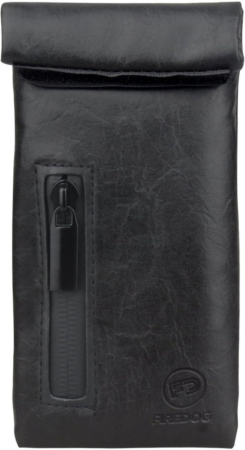 FIREDOG Smell Proof Bags, Carbon Lined Odor Proof Bag for Dog Tested 3"x6" Stash Travel Storage Pouch Pocket (Black) - Image 1