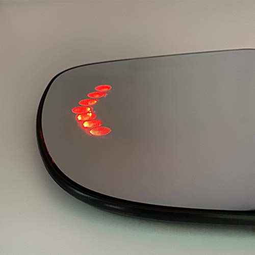 SKARUMMER Driver Left Side Heated Mirror Glass Replacement for Chevy Chevrolet Silverado Avalanche Suburban Tahoe GMC Sierra Yukon Cadillac Escalade Exterior Side Power Heated Signal Mirror 88944391 - Image 5