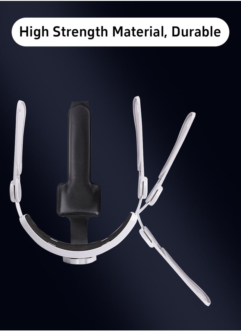 LEOKOR Head Strap Suitable for Meta Quest 3 Accessories,Comfort Adjustable Elite Strap Replacement Reduce Pressure,for Soft Cushion VR Headset Accessories,For Longer immersion in Virtual Reality Video Games  - Image 5