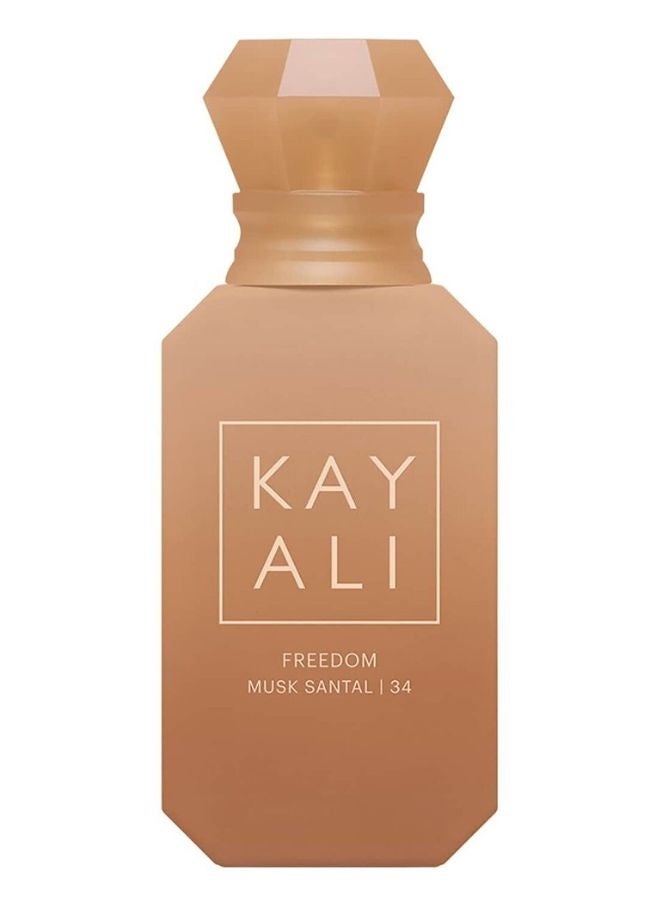 KAYALI Freedom Musk Santal | 34 Eau de Parfum – 10 ml (Warm Woody Musk Fragrance with Creamy Santal, Spiced Florals & Soft Ambers) - Image 1