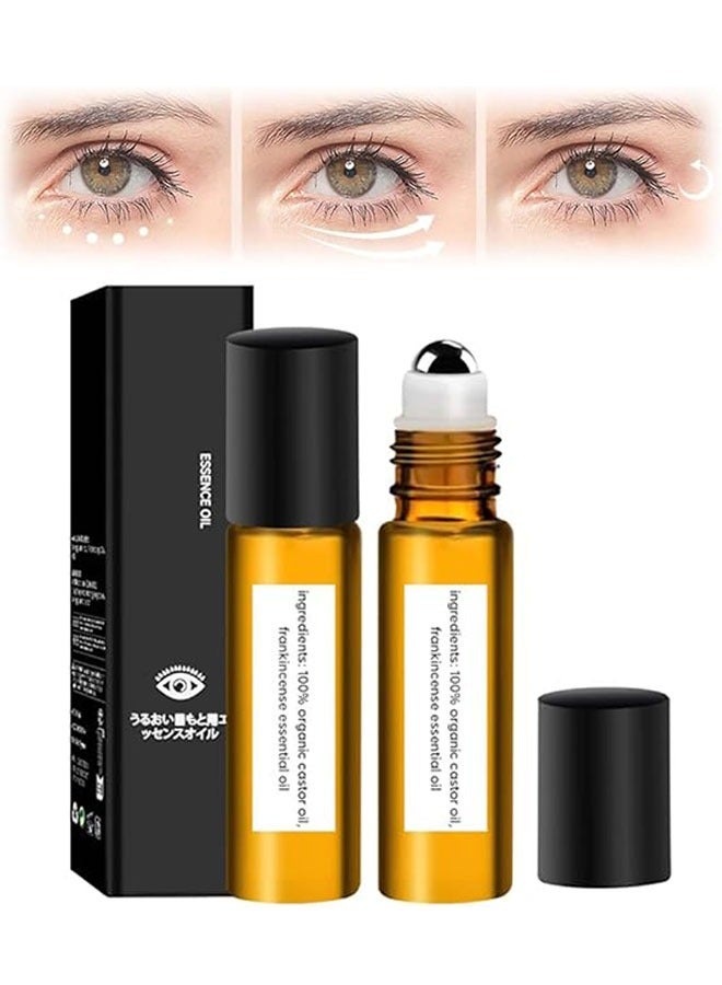 Generic Rollerball Castor Eye Oil, Under Eye Rollerball for Reducing Wrinkles, Puffiness, Eye Bags, Dark Circles, for All Skin Stpy  - Image 1