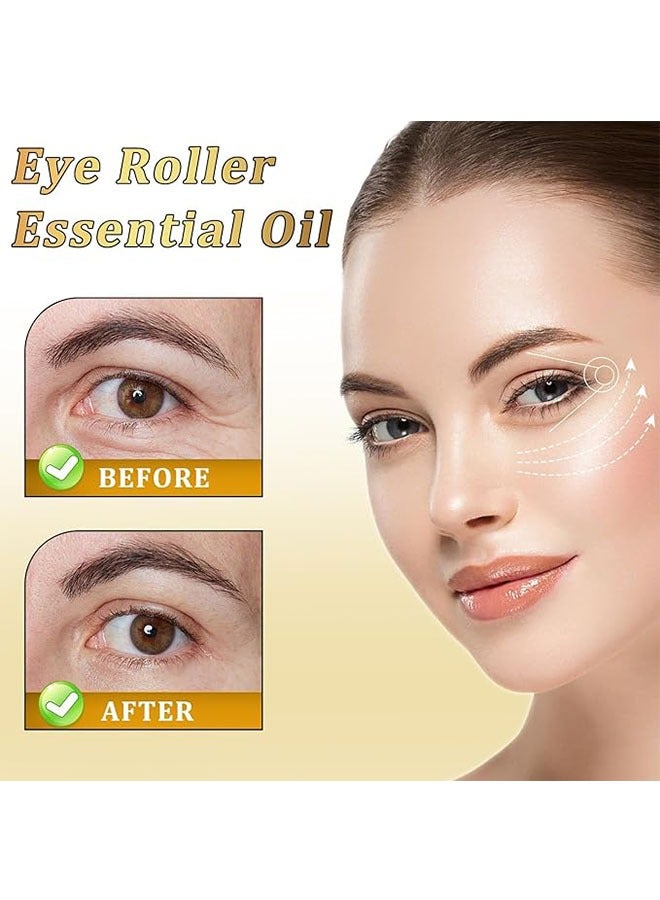 Generic Rollerball Castor Eye Oil, Under Eye Rollerball for Reducing Wrinkles, Puffiness, Eye Bags, Dark Circles, for All Skin Stpy  - Image 2