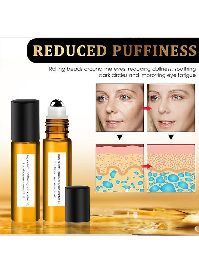 Generic Rollerball Castor Eye Oil, Under Eye Rollerball for Reducing Wrinkles, Puffiness, Eye Bags, Dark Circles, for All Skin Stpy  - Image 4