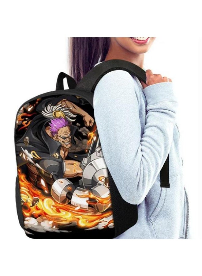 general The latest universal cartoon printed three piece practical bag combination (suitable for students, children, friends, outings, mountain climbing, etc.) - Image 3