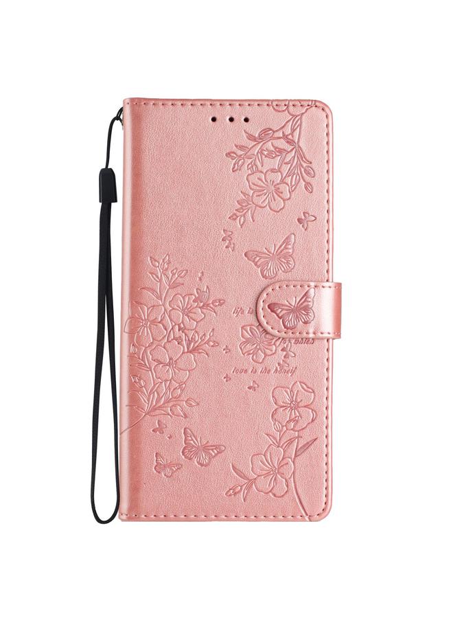 S-TOP Case For Redmi Note 14 Pro 4G Butterflies and Flowers Leather Phone Case - Image 3