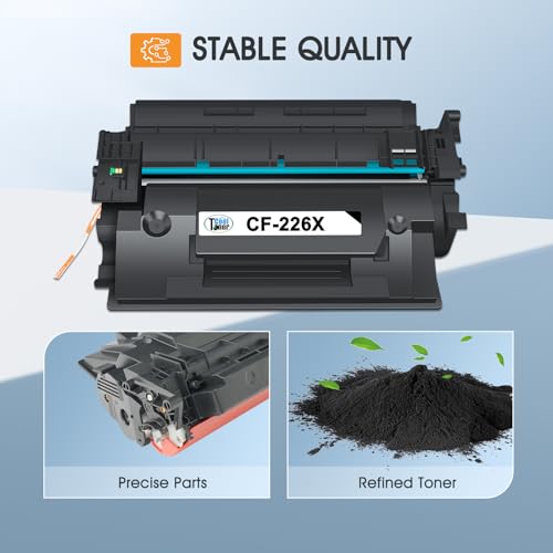 Cool Toner 26X CF226X Toner Cartridge for HP LaserJet M402n M426fdw Black High Yield Compatible for HP 26A CF226A Pro M402n MFP M426fdw M402dn M402dne M402 M402dw M426fdn M426 M426dw Printer Ink 4 Pack - Image 5
