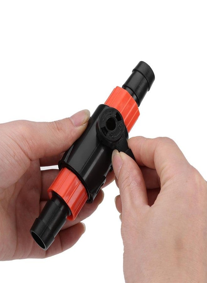 فديت صمام خرطوم، صمام أنبوب خرطوم، صمام تحكم في تدفق مياه حوض السمك مع مقبض تحرير سريع، موصل أنبوب خرطوم (12/16 مم (صغير)) - Image 4