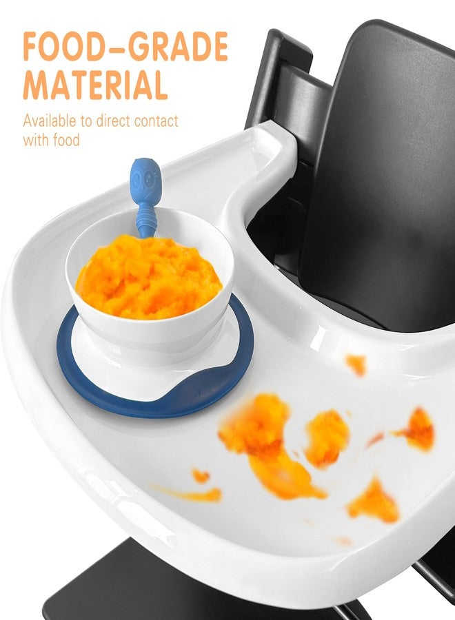 VIMKUS High Chair Tray Compatible with Stokke Tripp Trapp High Chair, Food Contact Grade Replacement Tray with Powerful Suction Surface Compatible with Tripp Trapp Tray - Image 4