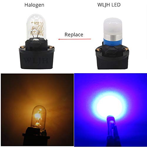 WLJH Blue Instrument Cluster Panel Gauge Dash Light Bulb Indicator Full Led Light Kit with Socket for Dodge Ram 1500 2500 3500 1994-2001, Pack of 20 - Image 3