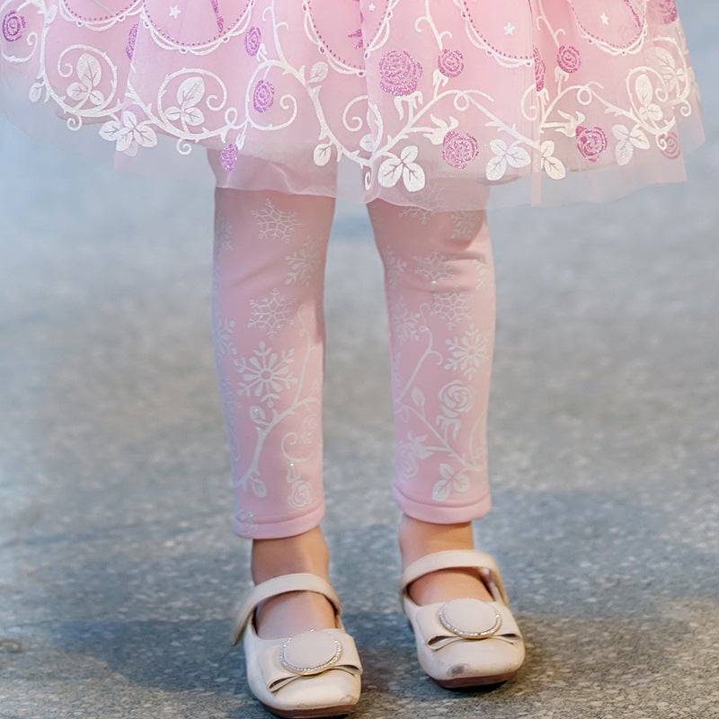 2023 Summer New Frozen Princess Aisha Dress Aisha Dress Short Sleeve Summer Love Yarn Dress - Image 1