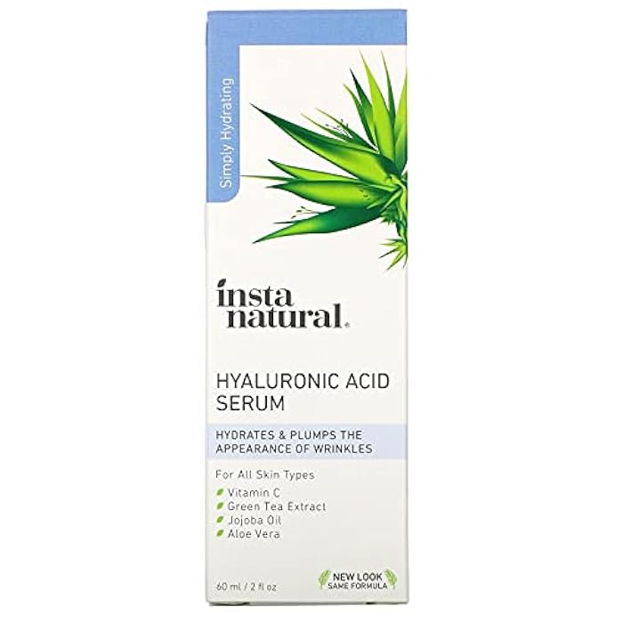 InstaNatural, Hyaluronic Acid Serum, 2 fl ounce - 60 ml - Image 2