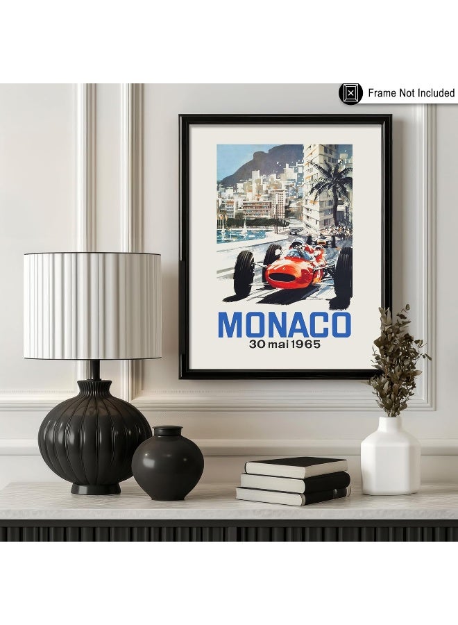 Poster Master Vintage Car Racing Poster - Retro Auto Racing Print - 8X10 Unframed Wall Art - Image 3