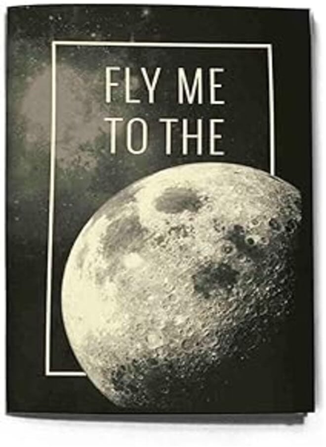 Generic - The inkjection a5011l notebook the moon 1 black lined paper a5 - - Image 1